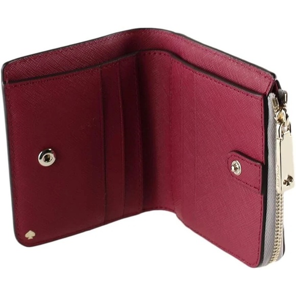 Kate Spade Eva Exotic Snakeskin Print Small L-Zip Bifold Wallet. NWT & COA - Picture 4 of 14